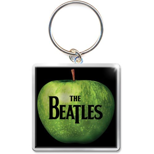 The Beatles Keychain: Apple Logo Print (Photo-print) - The Beatles - Produtos - Apple Corps - Accessories - 5055295322387 - 