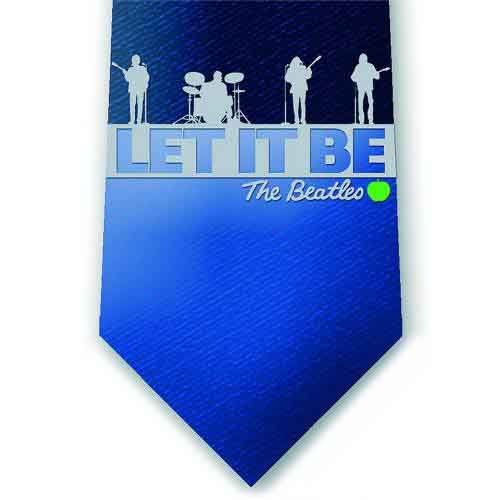 The Beatles Unisex Silk Neck Tie: Let It Be Band - The Beatles - Fanituote - Apple Corps - Accessories - 5055295335387 - 
