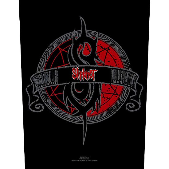 Cover for Slipknot · Slipknot Back Patch: Crest (MERCH) [Black edition] (2019)