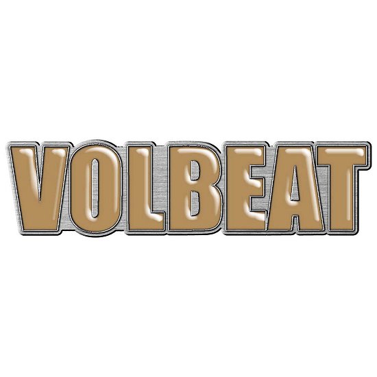 Cover for Volbeat · Volbeat Pin Badge: Logo (Enamel In-Fill) (Anstecker) [Metallic edition] (2019)