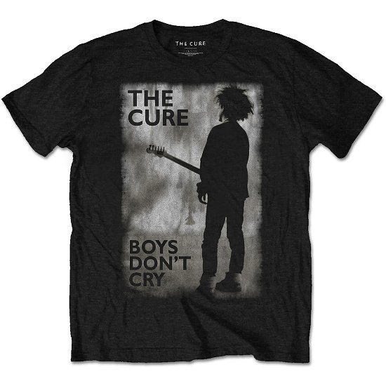 The Cure Unisex T-Shirt: Boys Don't Cry Black & White - The Cure - Mercancía - Bravado - 5055979989387 - 30 de enero de 2017