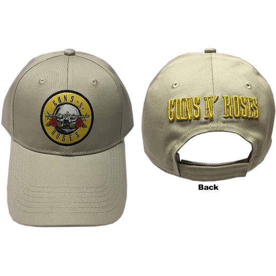 Cover for Guns N Roses · Guns N' Roses Unisex Baseball Cap: Circle Logo (Sand) (Klær) [Neutral - Unisex edition]