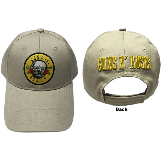 Cover for Guns N Roses · Guns N' Roses Unisex Baseball Cap: Circle Logo (Sand) (TØJ) [Neutral - Unisex edition]