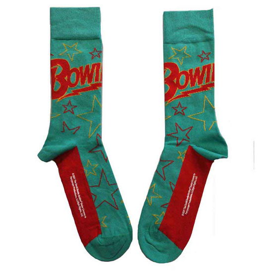 Cover for David Bowie · David Bowie Unisex Ankle Socks: Stars Outline (UK Size 7 - 11) (Klær) [size M]