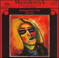 Cover for Rachmaninov Trio Moscow · Piano Trios 1 &amp; 2 / Sonata for Cello &amp; Piano Tudor Klassisk (SACD) (2013)