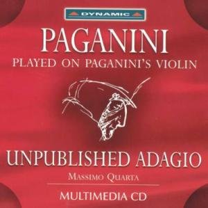 Cover for N. Paganini · Paganini Played on Paganini's Violin (CD) (2004)
