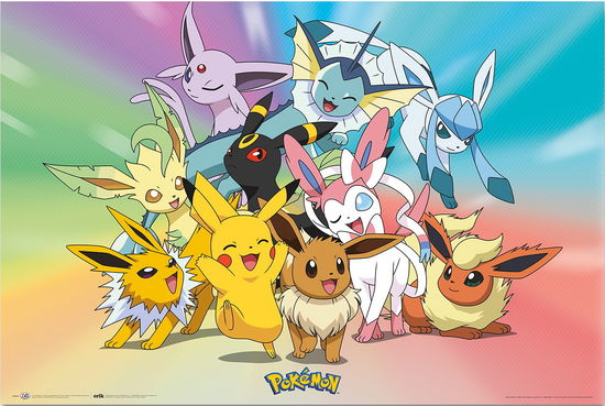 Cover for TShirt · POKEMON - Eevee Evolution Gotta Catch em All - Po (Plakat)