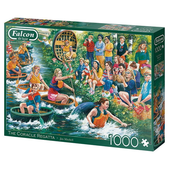 The Coracle Regatta (1000 Stukjes) - Falcon - Board game - Jumbo - 8710126113387 - 