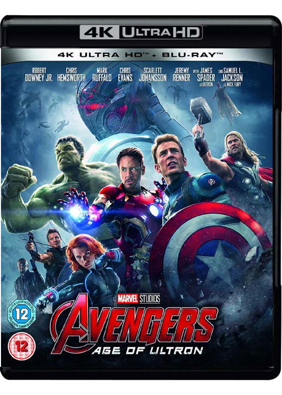 Avengers Age Of Ultron (UHD 4K) - Movie - Elokuva - WALT DISNEY - 8717418534387 - maanantai 3. syyskuuta 2018