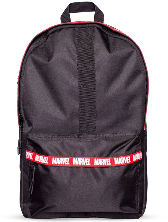 Marvel: Basic Backpack Generic Logo Black (zaino) - Marvel - Merchandise - DIFUZED - 8718526146387 - 