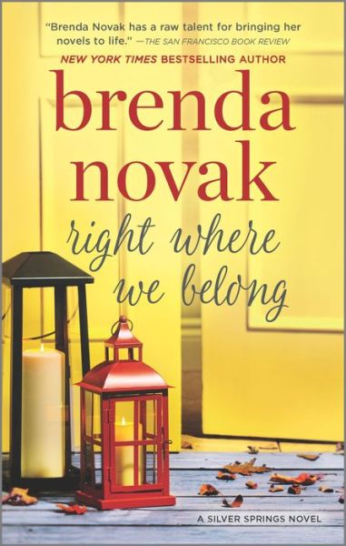 Cover for Brenda Novak · Right Where We Belong (Book) (2017)