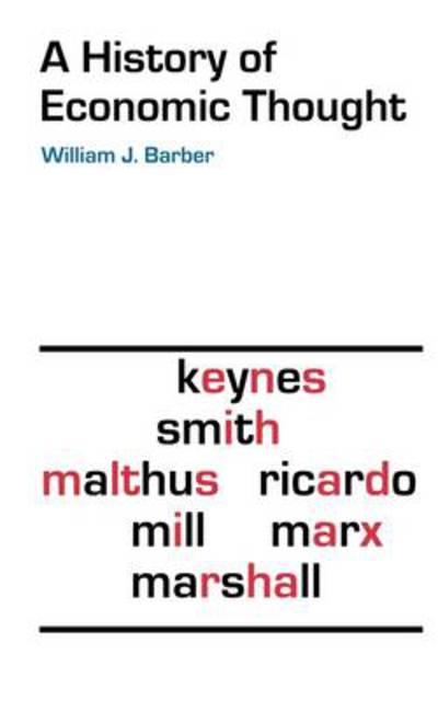 Cover for William J. Barber · A History of Economic Thought (Pocketbok) (2009)