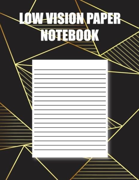 Cover for Smw Publishing · Low Vision Paper Notebook (Paperback Bog) (2019)