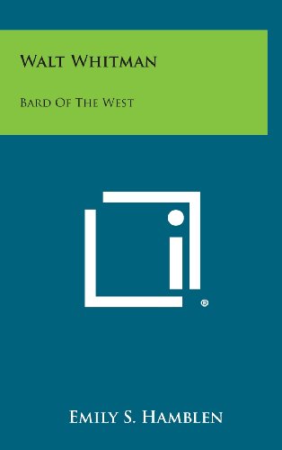 Cover for Emily S. Hamblen · Walt Whitman: Bard of the West (Hardcover bog) (2013)