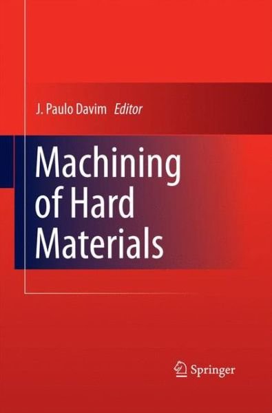 Cover for J Paulo Davim · Machining of Hard Materials (Pocketbok) [2011 edition] (2014)