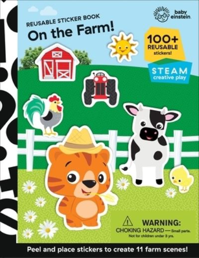 Cover for Editors of Phoenix International Publications · Baby Einstein - On the Farm! Reusable Sticker Book - 100+ Reusable Stickers! - PI Kids (Paperback Book) (2021)