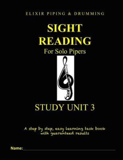 Cover for Elixir Piping and Drumming · Sight Reading Programme : Study Unit 3 (Paperback Book) (2016)