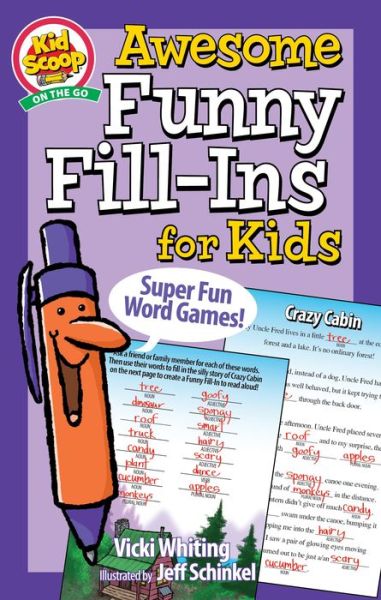 Cover for Vicki Whiting · Awesome Funny Fill-Ins for Kids: Super Fun Word Games! - Kid Scoop (Paperback Book) (2022)