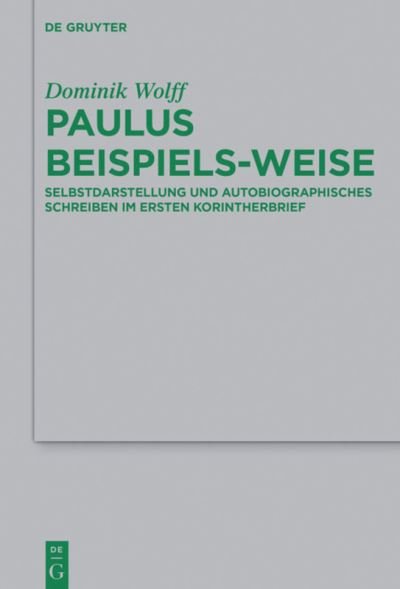 Cover for Wolff · Paulus beispiels-weise (Book) (2017)