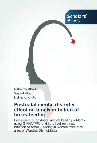 Cover for Mahnaaz Khatib · Postnatal Mental Disorder Effect on Timely Initiation of Breastfeeding: Prevalence of Postnatal Mental Health Problems Using Gmhat/pc and Its Effect ... from Rural Area of Wardha District,india (Taschenbuch) (2014)