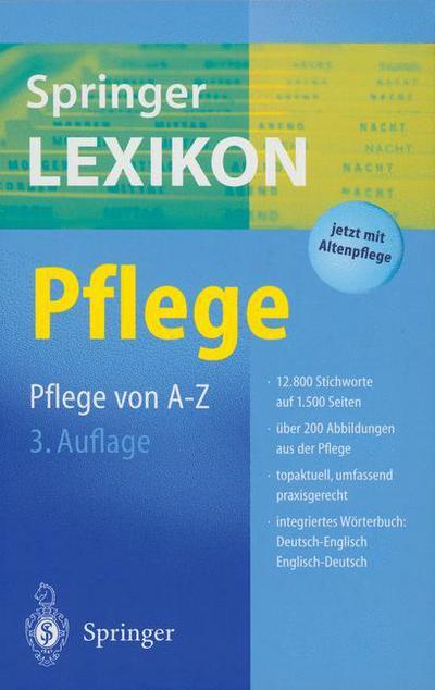 Cover for Dr  Ber  Angie · Springer Lexikon Pflege (Paperback Book) (2014)