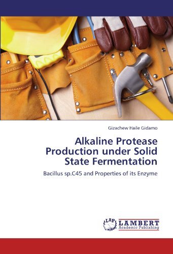 Cover for Gizachew Haile Gidamo · Alkaline Protease Production Under Solid State Fermentation: Bacillus Sp.c45 and Properties of Its Enzyme (Paperback Bog) (2012)