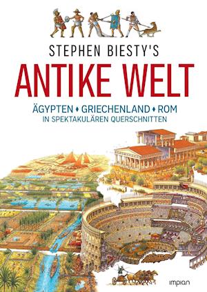 Cover for Stewart Ross · Stephen Biesty's Antike Welt (Inbunden Bok) (2022)