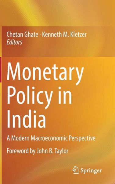 Cover for Monetary Policy in India: A Modern Macroeconomic Perspective (Innbunden bok) [1st ed. 2016 edition] (2016)