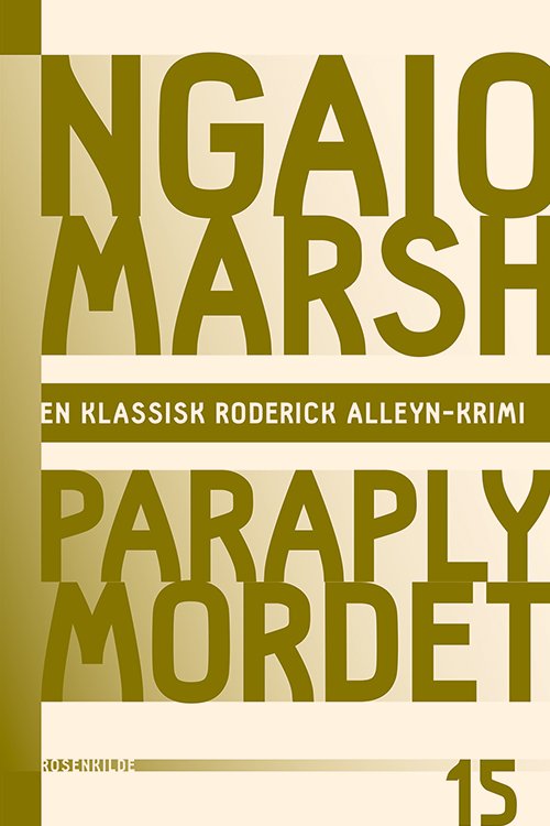 Cover for Ngaio Marsh · En klassisk Roderick Alleyn-krimi: Ngaio Marsh 15 - Paraplymordet (Poketbok) [1:a utgåva] (2015)