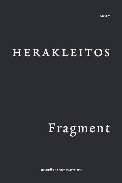 Cover for Herakleitos · Fragment (Bound Book) (2023)