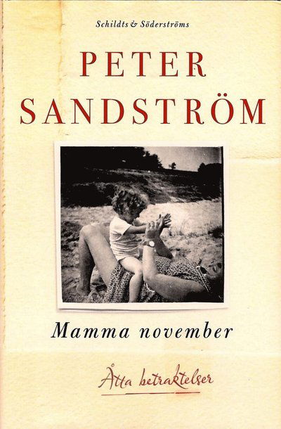 Mamma november : åtta betraktelser - Peter Sandström - Books - Schildts & Söderströms - 9789515246387 - August 22, 2018