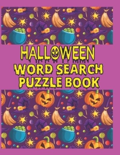 Cover for Kr Print House · Halloween Word Search Puzzle Book: Happy Halloween Word Search For Adults Large Print Word Search Puzzles for Adults and Teens. Halloween Gifts for All Ages! (Paperback Book) (2021)