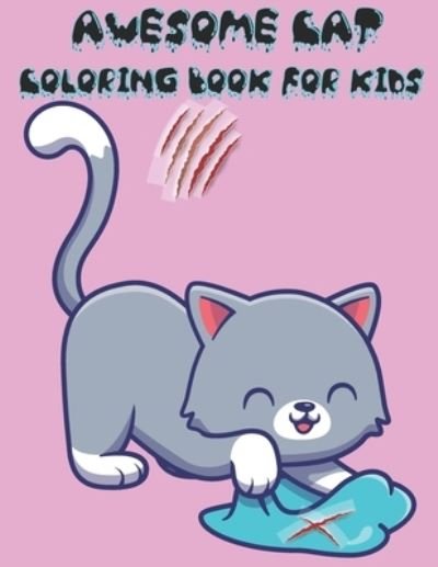 Cover for Ign Books · Awesome Cat Coloring Book for Kids (Pocketbok) (2021)