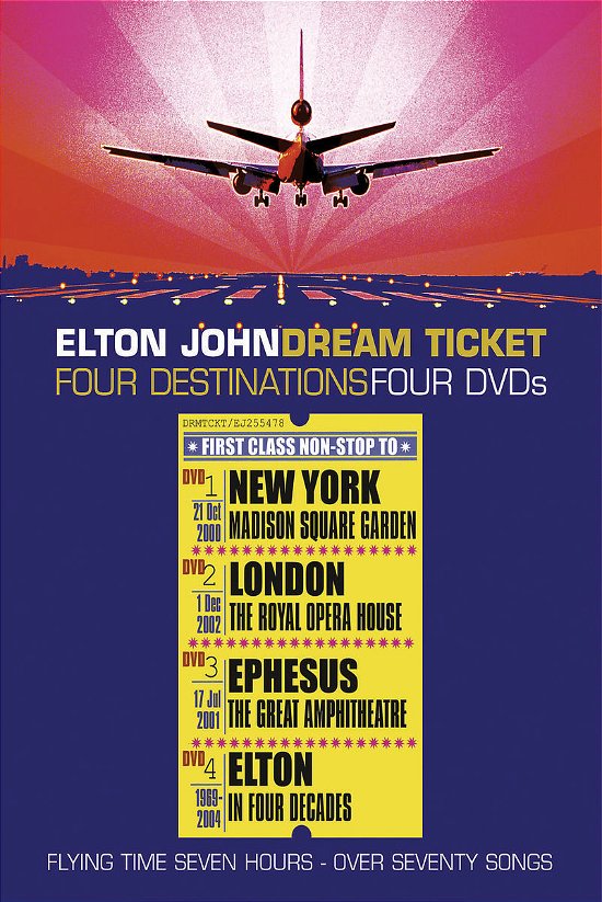 Cover for Elton John · Elton John: Dream Ticket (MDVD) [Box set] (2004)