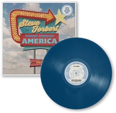 Cover for Steve Forbert · Moving Through America (Blue) (LP) [Coloured edition] (2022)