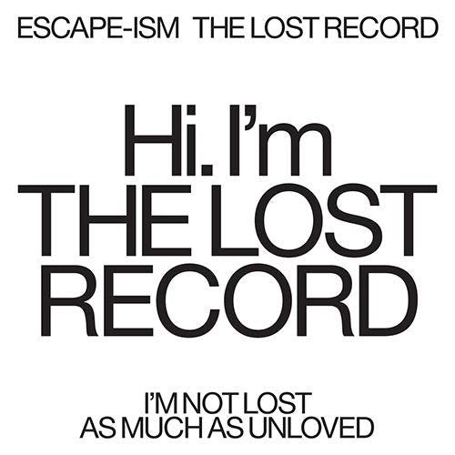 Cover for Escape-ism · The Lost Record (CD) [Japan Import edition] (2018)