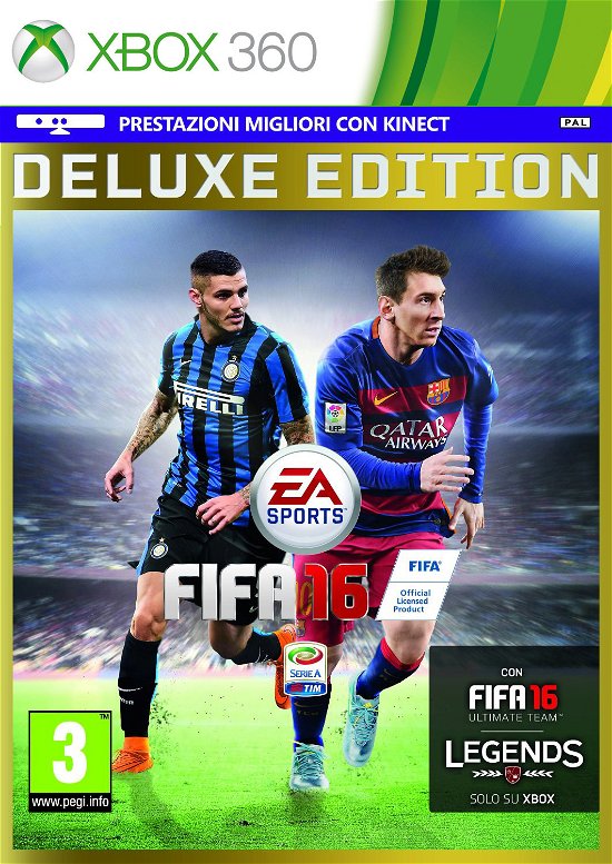 Cover for EA sports · X360 Fifa 16 Deluxe Edition (PS4)