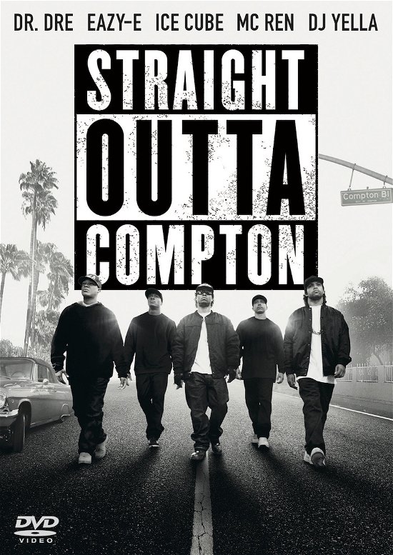 Cover for Straight Outta Compton (DVD) (2016)