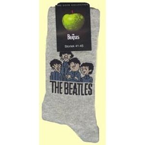 Cover for The Beatles · The Beatles Unisex Ankle Socks: Cartoon Group (UK Size 7 - 11) (Klær) [size M] [Grey - Unisex edition]