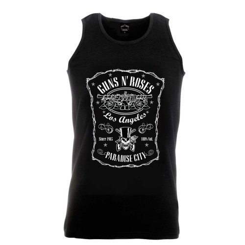 Cover for Guns N' Roses · Guns N' Roses Unisex Vest T-Shirt: Paradise City (T-shirt) [size S] [Black - Unisex edition]