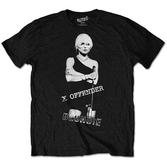 Cover for Blondie · Blondie Unisex T-Shirt: X Offender (T-shirt) [size S] [Black - Unisex edition]