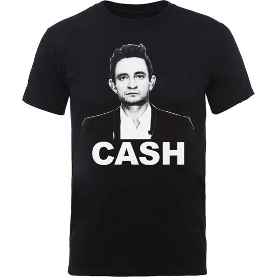 Johnny Cash Unisex T-Shirt: Straight Stare - Johnny Cash - Produtos -  - 5055979995388 - 