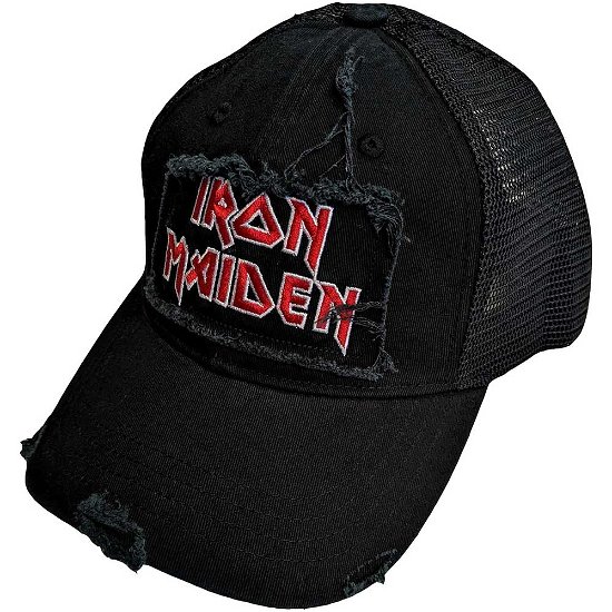 Cover for Iron Maiden · Iron Maiden Unisex Mesh Back Cap: Scuffed Logo (CLOTHES)