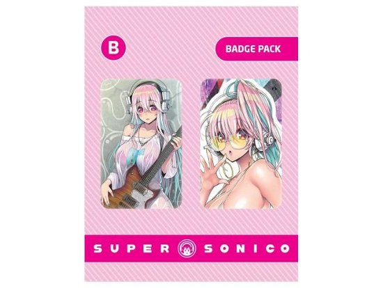 Super Sonico Ansteck-Buttons Doppelpack Set B (Leketøy) (2024)