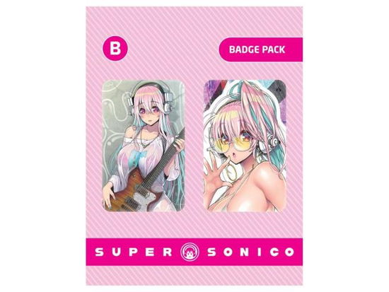 Super Sonico Ansteck-Buttons Doppelpack Set B -  - Merchandise -  - 6430063311388 - 19. april 2024