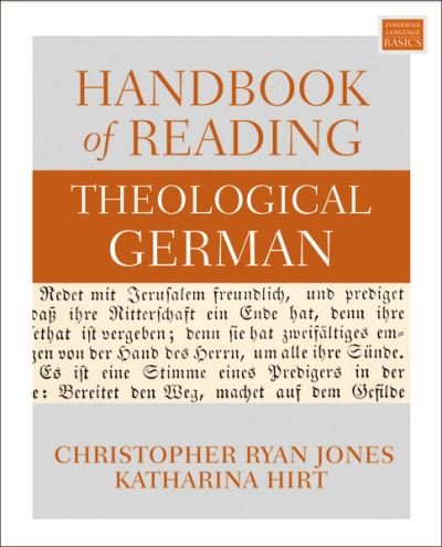 Cover for Christopher Ryan Jones · Handbook of Reading Theological German (Paperback Book) (2021)