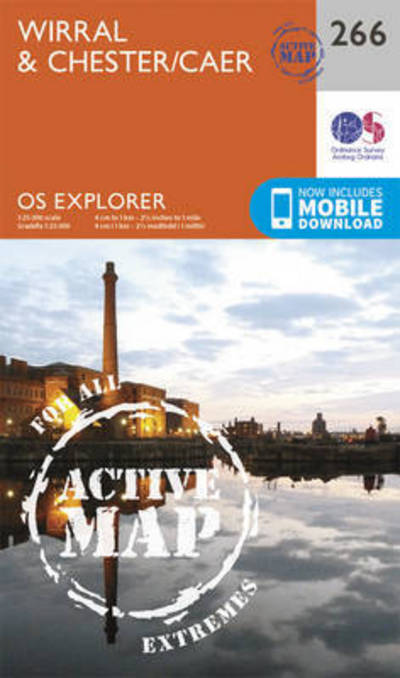 Cover for Ordnance Survey · Wirral and Chester - OS Explorer Active Map (Map) [September 2015 edition] (2015)