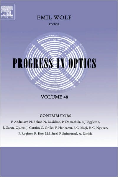 Cover for Emil Wolf · Progress in Optics - Progress in Optics (Hardcover Book) (2005)