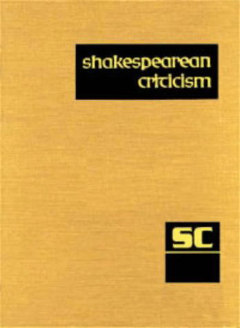 Cover for Michelle Lee · Sc Volume 63 Shakespearean Criticism (Shakespearean Criticism (Gale Res)) (Hardcover Book) (2001)