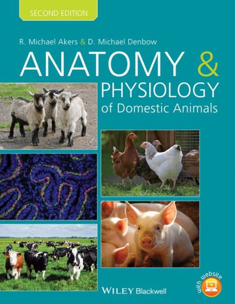 Cover for Akers, R. Michael (Virgina Polytechnic Institute and State University, USA) · Anatomy and Physiology of Domestic Animals (Hardcover Book) (2013)